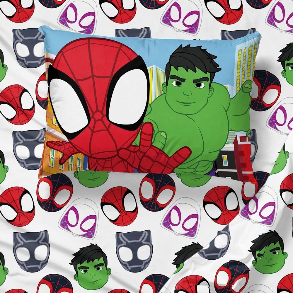 Spidey & His Amazing Friends Full Sheet Set Sunny Side Up Super soft superhero